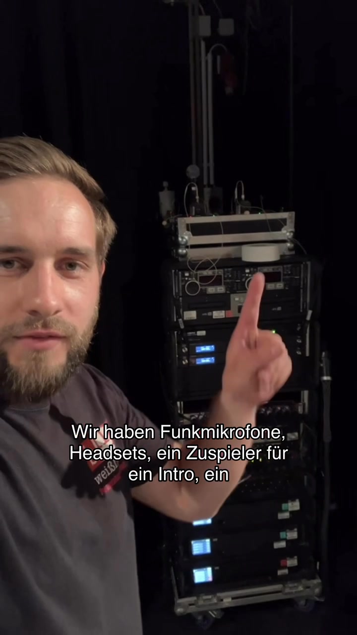 B&amp;HP Weißhaar Veranstaltungstechnik stattet Show mit Wigald Boning und Bernhard Hoëcker aus Für unseren Partner Karoevents lieferten und