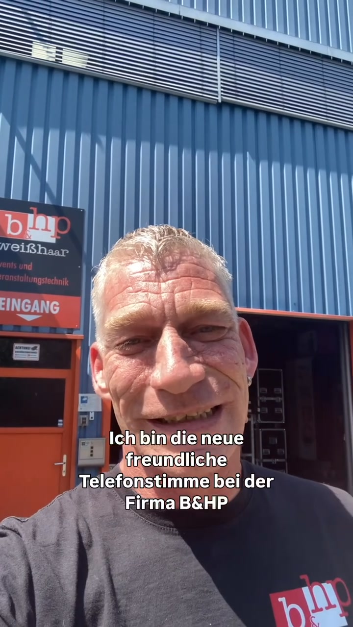 Mitarbeitervorstellung bei B&amp;HP Weißhaar Veranstaltungstechnik Matze ist seit Anfang des Jahres Teil unseres Teams und koordiniert seit dem