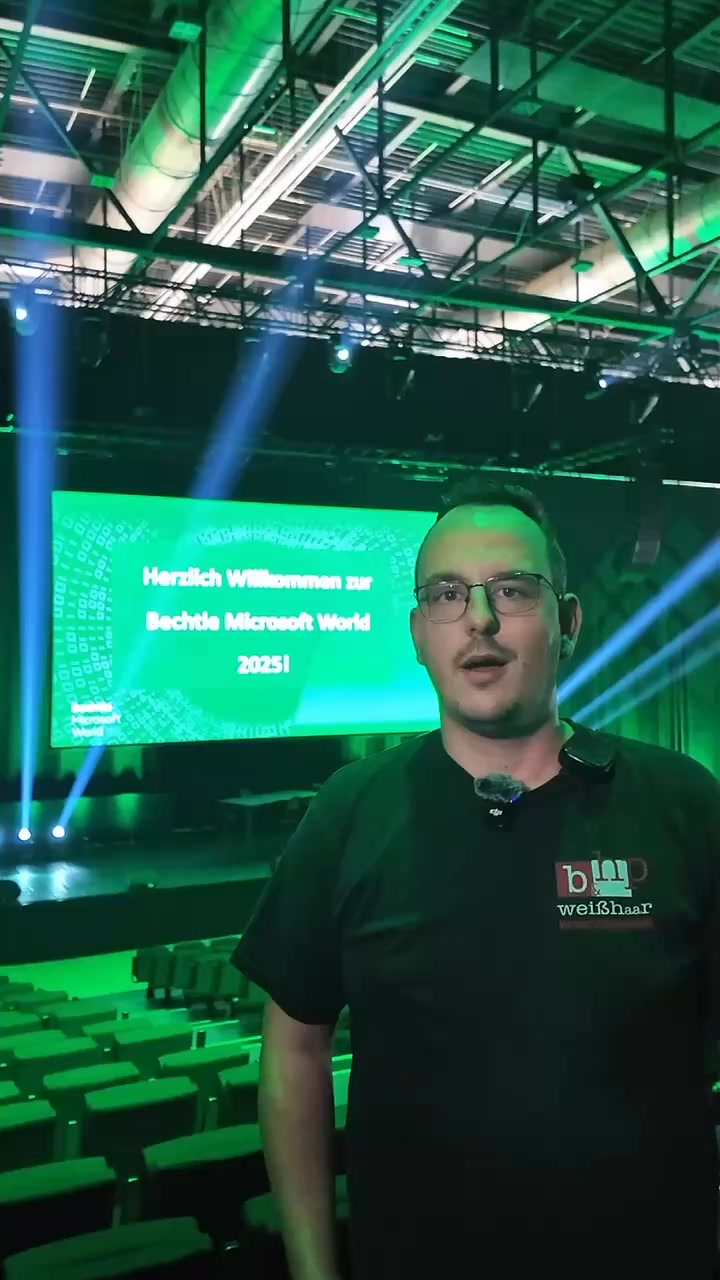 B&amp;HP Weißhaar Veranstaltungstechnik beim der Bechtle Microsoft World 2025 Teil 2/4 Im zweiten Teil unserer Videoreihe über die BMSW