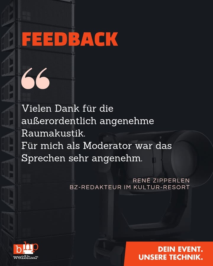 Wir bedanken uns bei René Zippe